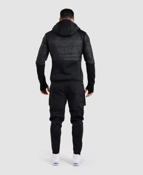 Unisex Hooded Half-Quilted Team Jacket