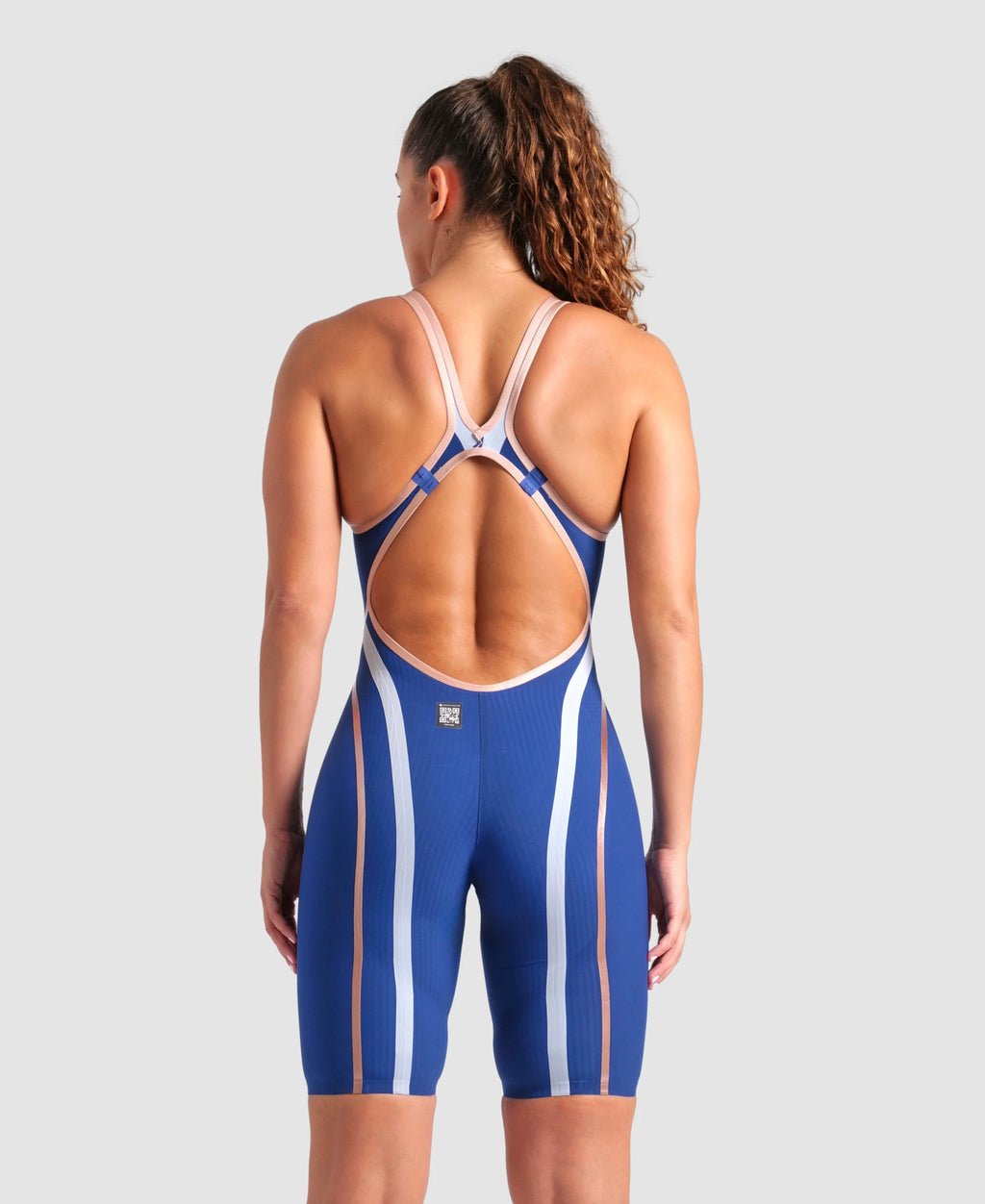 Arena Powerskin Primo Navy & Rose Gold Open Back LE