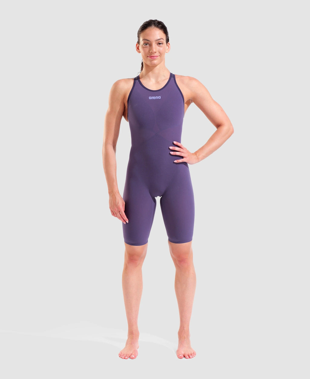 Arena Powerskin Veloce Midnight Chrome Open Back LE