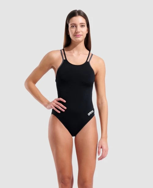 Arena Solid Double Cross Back