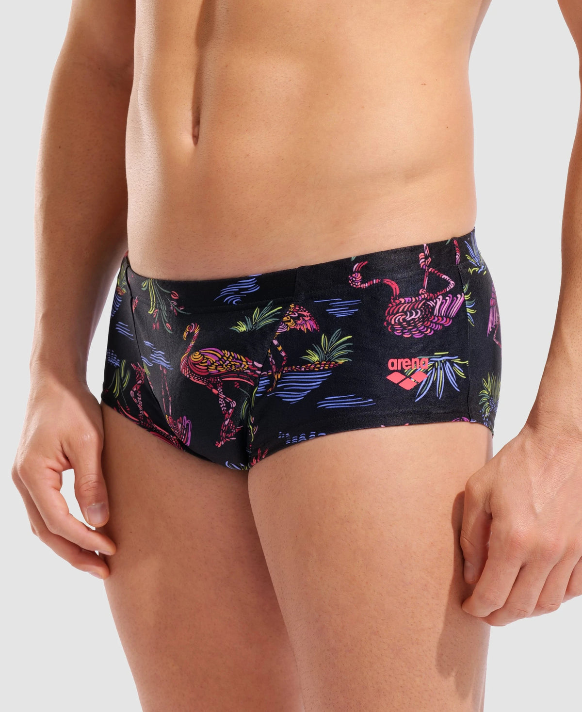 Low-Waist Short Arena Flamingo