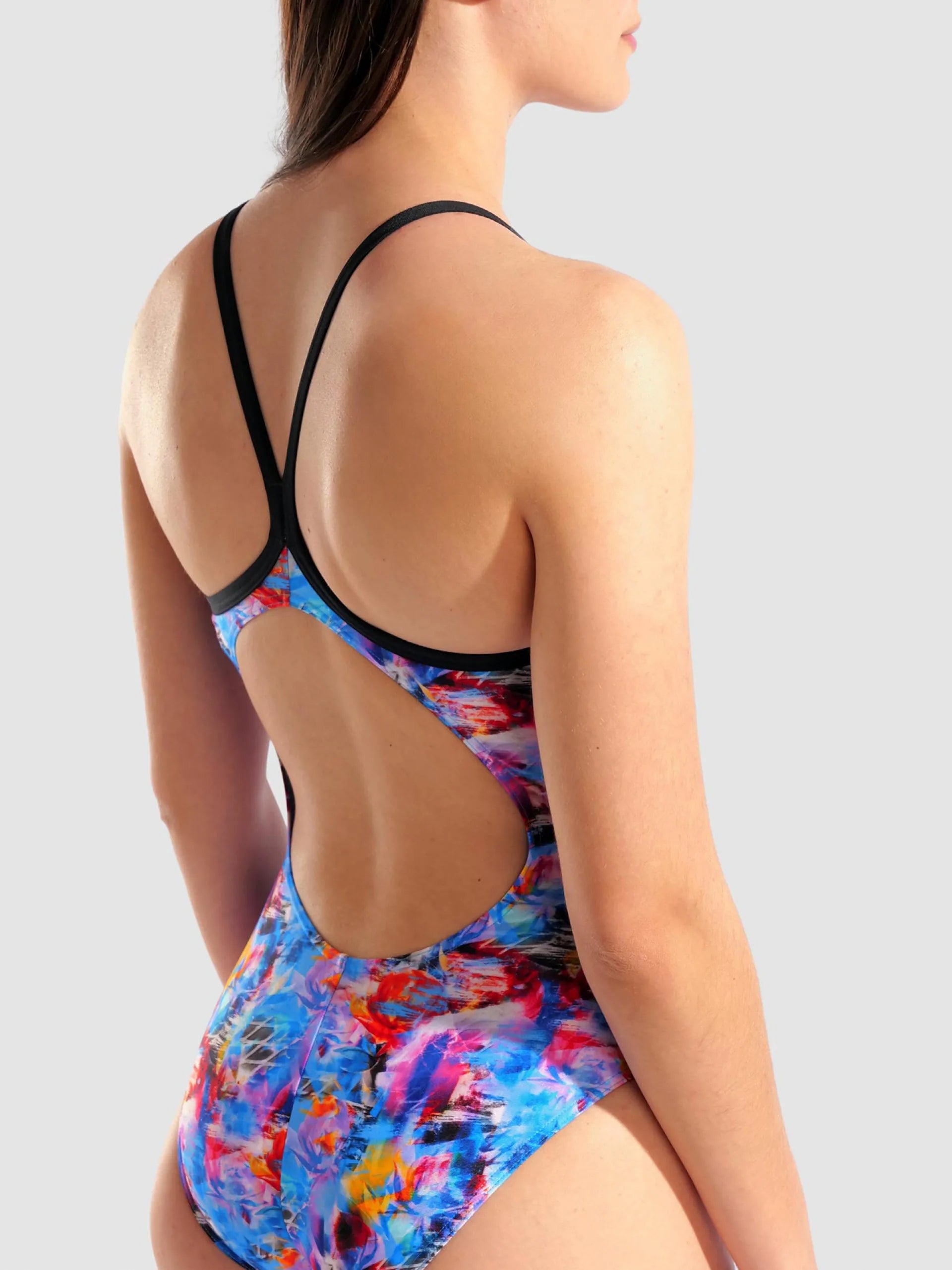 Arena Memories Lightdrop Back Multi Violet-Black