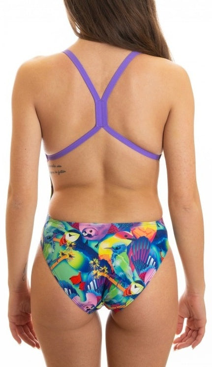 Arena Light Tech Siamese Fightings Leotard - Tropical