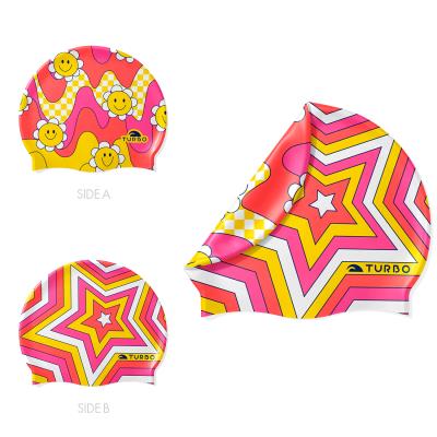 Silicone Cap (Two Sides) Groovy & Flowers