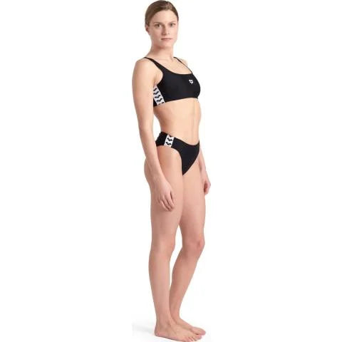 Arena W Icons Bralette Solid Two-piece Black-White