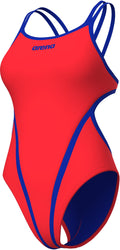 Arena Solid Double Cross Back Sunset-Neon Blue