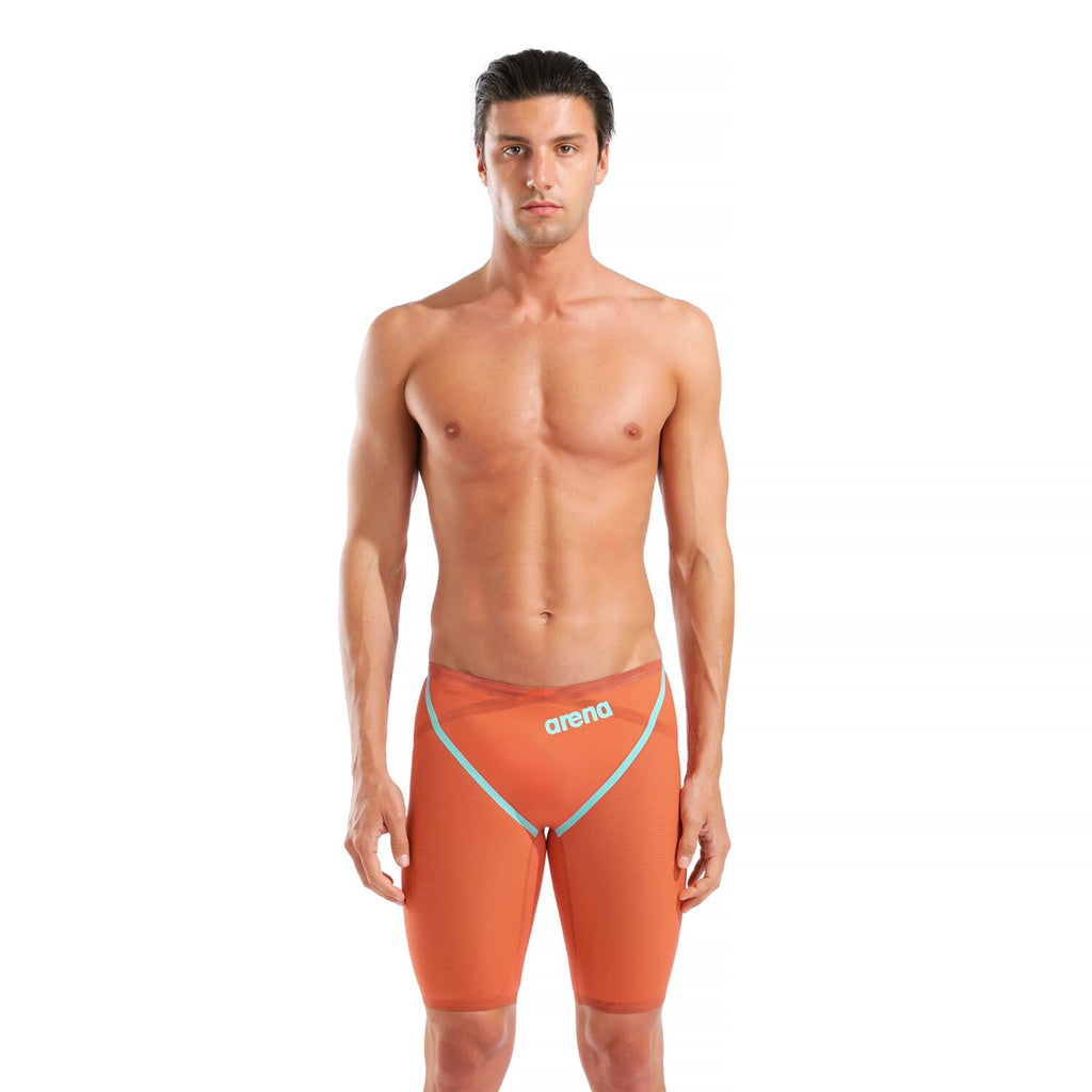 Arena Powerskin Carbon Glide Jammer Sunset Coral
