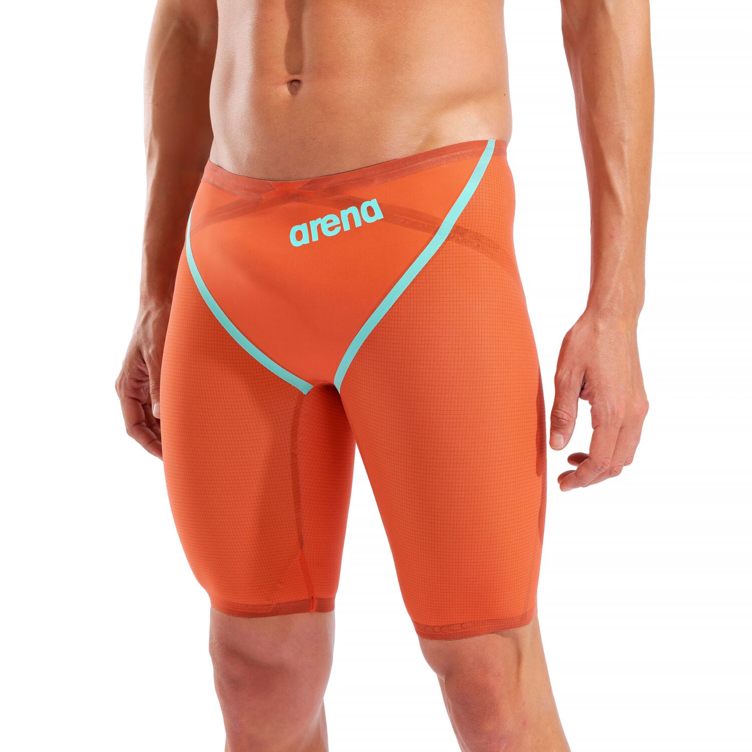 Arena Powerskin Carbon Glide Jammer Sunset Coral