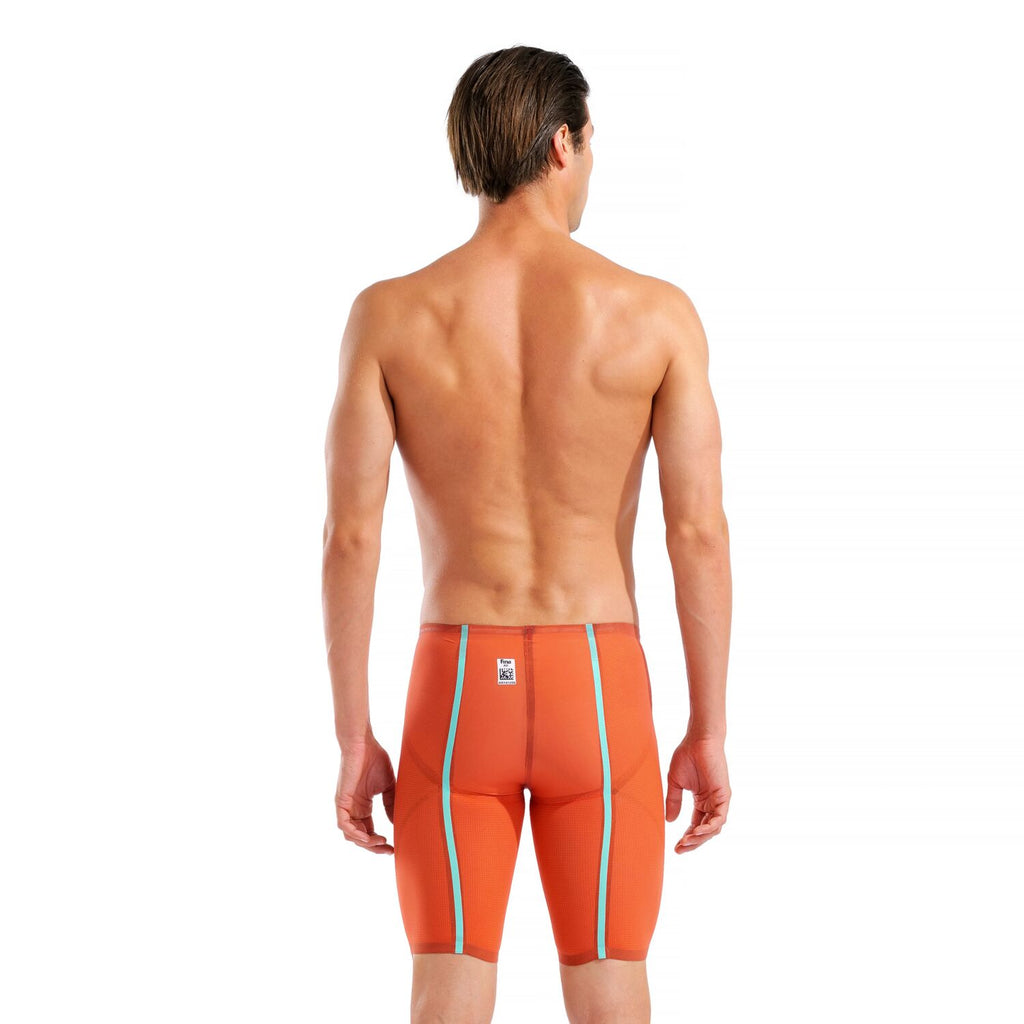 Arena Powerskin Carbon Glide Jammer Sunset Coral
