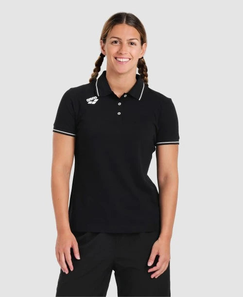 Sieviešu komandas kokvilnas polo krekls, vienkrāsains