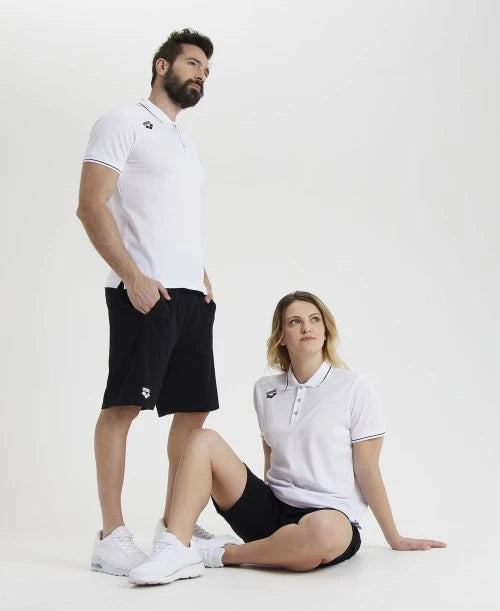 Unisex Team Cotton Solid Polo Shirt