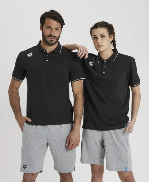 Unisex Team Cotton Solid Polo Shirt