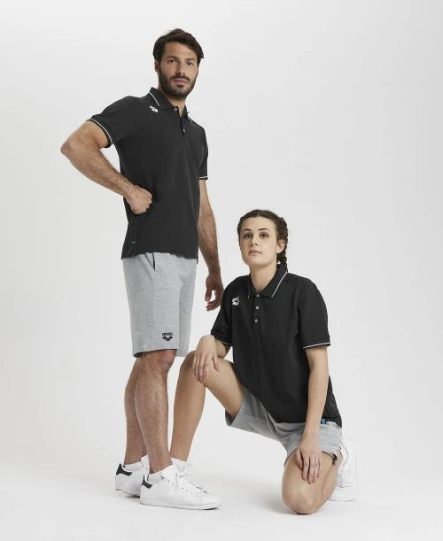 Unisex Team Cotton Solid Polo Shirt