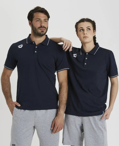 Unisex Team Cotton Solid Polo Shirt