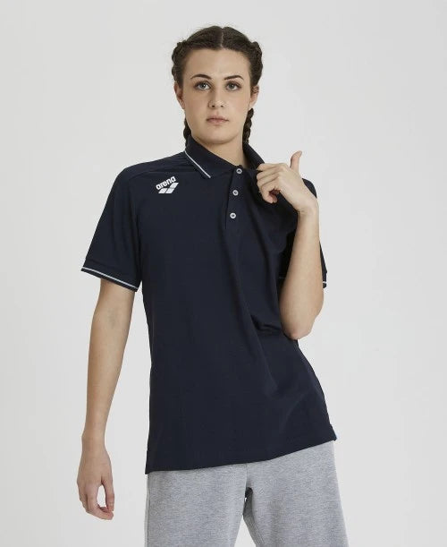 Unisex Team Cotton Solid Polo Shirt