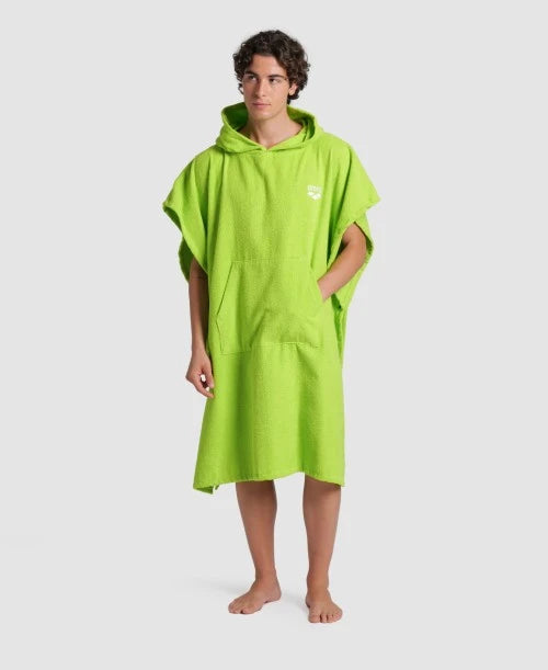 Arena Cotton Poncho Lime