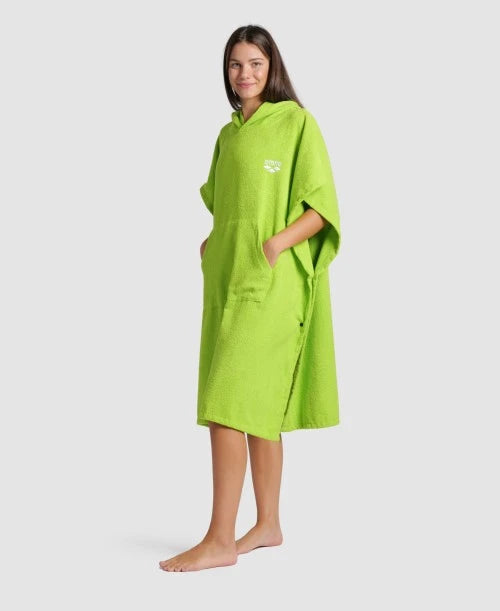 Arena Cotton Poncho Lime