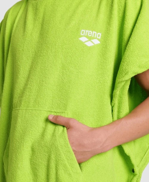 Arena Cotton Poncho Lime